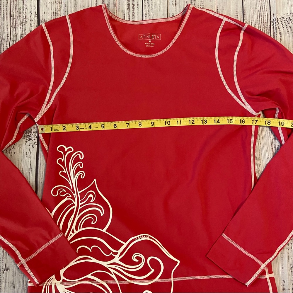 ATHLETA Rose/Pink Rashguard. - Picture 3 of 7